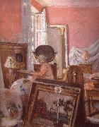 Edouard Vuillard Mrs Black searle in her room Germany oil painting artist
